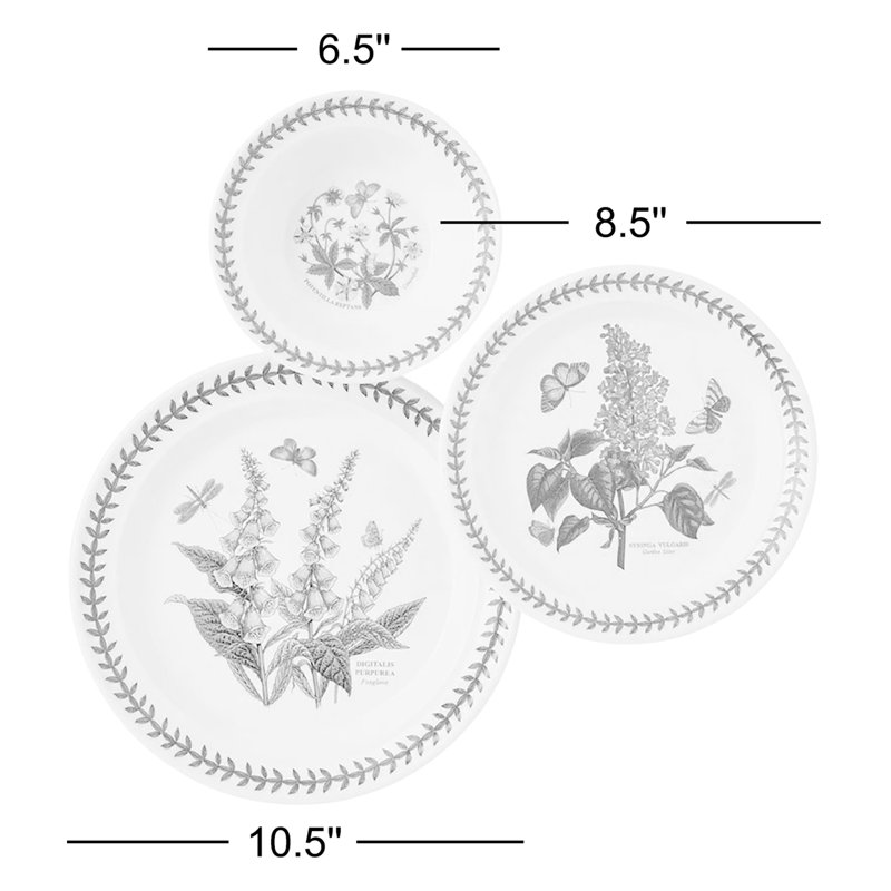 Portmeirion Botanic Garden 12-Pc Set & Reviews | Wayfair